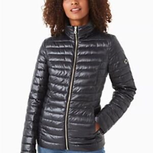 Kate Spade Black Quilted Down Jacket (original receipt included)